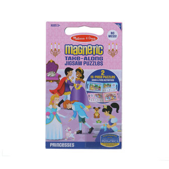 Melissa &amp; Doug Magneetpuzzel Princess 2x 15 Stukjes