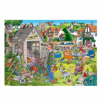 Jumbo Puzzel Wasgij 28 Dad Cave! 1000 Stukjes