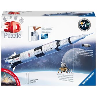 Ravensburger 3D Puzzel Apollo Saturn V Raket 440 Stukjes