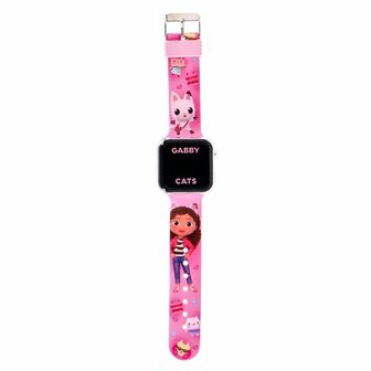 Gabby&#039;s Dollhouse LED Horloge Roze