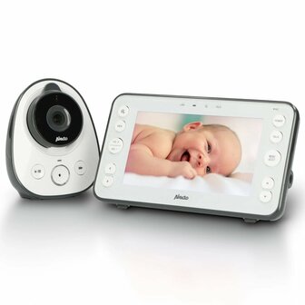 Alecto DVM-150 Babyfoon met Camera + Kleurenscherm Wit/Zwart