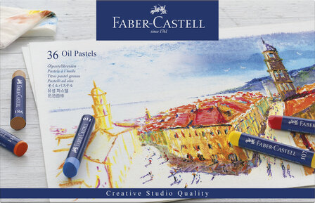 Faber Castell FC-127036 Oliepastels Creative Studio Etui A 36 Stuks