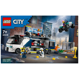 Lego City 60418 Politielaboratorium in Truck