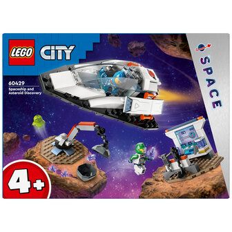 Lego City 60429 Space Ruimteschip en Ontdekking van Astero&iuml;de