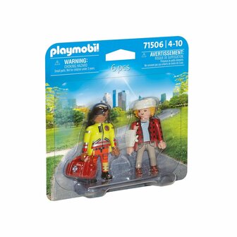 Playmobil 71506 Duopacks Paramedicus met Pati&euml;nt