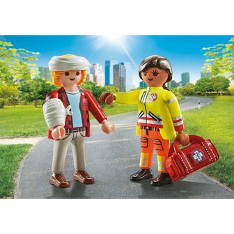 Playmobil 71506 Duopacks Paramedicus met Pati&euml;nt