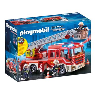 Playmobil 9463 Brandweerauto Set met Licht en Geluid