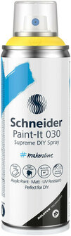 Schneider S-ML03050063 Supreme DIY Spray Paint-it 030 Geel 200ml