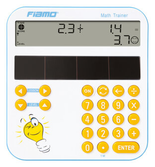 Citizen FI-MATHTRAINER Calculator Fiamo MATHTRAINER Wit-blauw