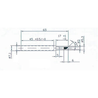 Hq Solder/tip3 Vervangingstip voor Solder20/30