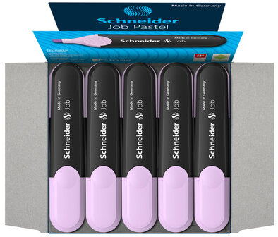 Schneider S-1528 Highlighter Job Pastel Kleur Lavendel