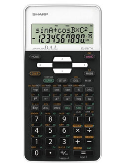 Citizen SH-EL531THWH Calculator Sharp EL531THWH Zwart-wit Wetenschappelijk