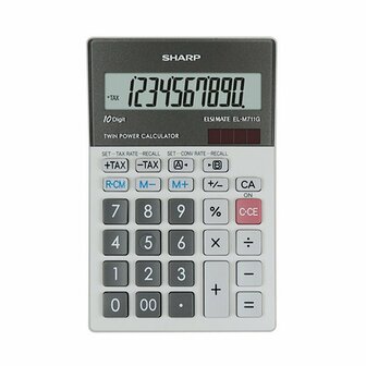 Citizen SH-ELM711GGY Sharp Calculator Grijs