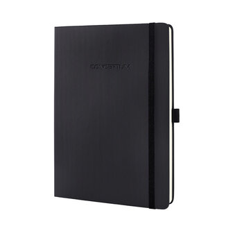 Sigel SI-CO118 Notitieboek Conceptum Pure Hardcover Tablet Formaat Zwart Gelinieerd