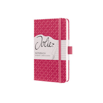 Sigel SI-JN104 Notitieboek Jolie Flair A6 Hardcover Gelinieerd Fuchsia Roze