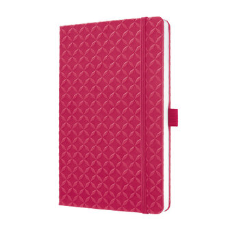 Sigel SI-JN105 Notitieboek Jolie Flair A5 Hardcover Gelinieerd Fuchsia Roze