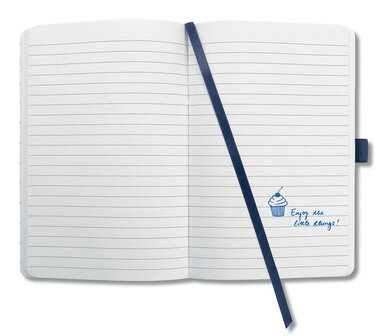 Sigel SI-JN204 Notitieboek Jolie Impress A6 Hardcover Gelinieerd &#039;Migdnight Blue&#039;