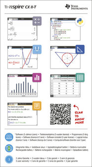 Texas Instruments TI-NSCX2-T-FC Grafische Calculator Nspire CX2