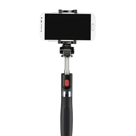 Hama Selfie-stick Funstand 57 Met Bluetooth-ontspanner Zwart