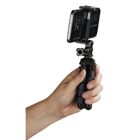 Hama Ministatief Flex Voor Smartphone En GoPro 14 Cm Zwart