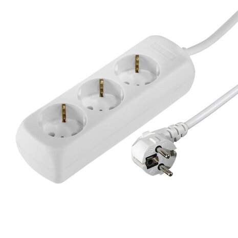 Hama Distribution Panel 3 Sockets Child-proof 1.4 M White