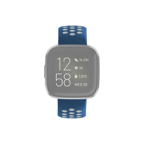 Hama Sportpolsband Voor Fitbit Versa 2/Versa (Lite) Ademend Horlogebandje Bl.