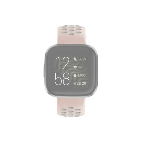 Hama Sportpolsband Voor Fitbit Versa 2/Versa (Lite) Ademend Horlogebandje Ro.