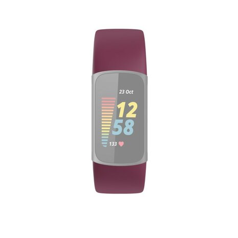 Hama Polsband Voor Fitbit Charge 5 Vervangend Horlogebandje Universeel Bord.