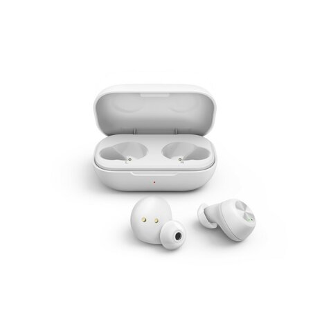 Thomson WEAR7701W Bluetooth®-koptelefoon In-ear True Wireless Microfoon Wit