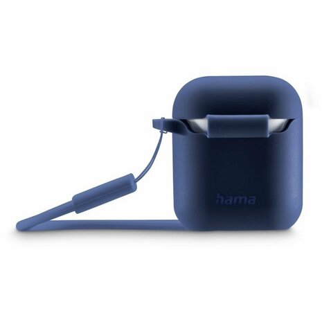 Hama Fantastic Feel Beschermhoes voor Oplaadcase AirPods 1e Gen./2e Gen. Blauw