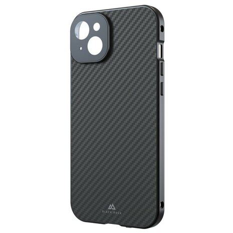 Black Rock 360 Glas Cover Voor Apple IPhone 15 Plus Real Carbon