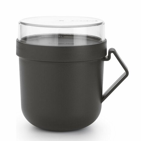 Brabantia Make & Take Soepbeker 0.6L Donkergrijs