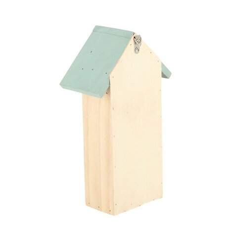 Esschert Design Houten Insectenhotel 9x15x26 cm Naturel/Mintgroen/Rood