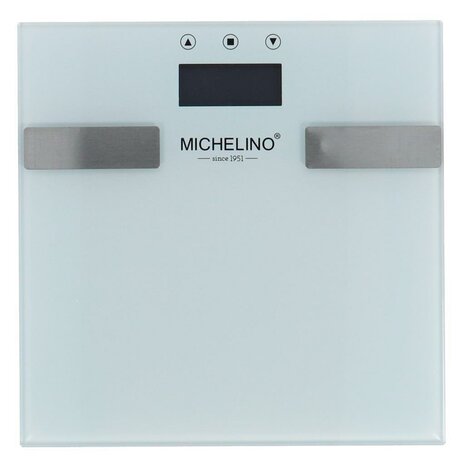 Michelino 74999 Personenweegschaal Wit/Glas