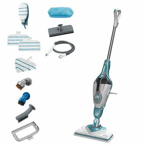 Black&Decker BHSM169DSM-QS Stoomreiniger Blauw/Grijs