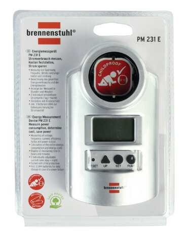 Brennenstuhl BN-PM231 Energie Power Meter met Klok en Meetfuncties