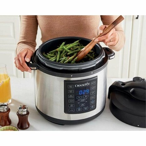 Crock-Pot CR051 Express Pot Multi Cooker 5.7L RVS/Zwart