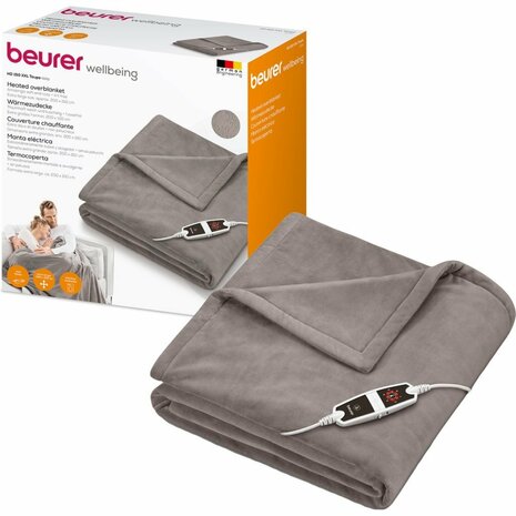 Beurer HD150TP Elektrische Warmtedeken 200x150 cm Fleece/Taupe