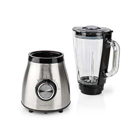 Nedis KABL350CAL Blender 1.5 L Zilver/Zwart