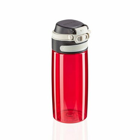 Leifheit 3263 Flip Tritan Drinkfles 550 ml Rood