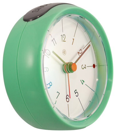 NeXtime NX-7344GN Alarmklok NXt Otto Ø 9,5 X 3.8 Cm Groen