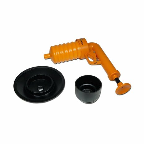 Drain Duster Mechanische Afvoerontstopper Oranje/Zwart