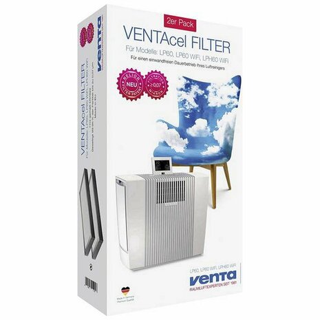 Venta VENTAcel Nelior H13 Filter voor LP60 LP60WiFi en LHPH60 2 Stuks