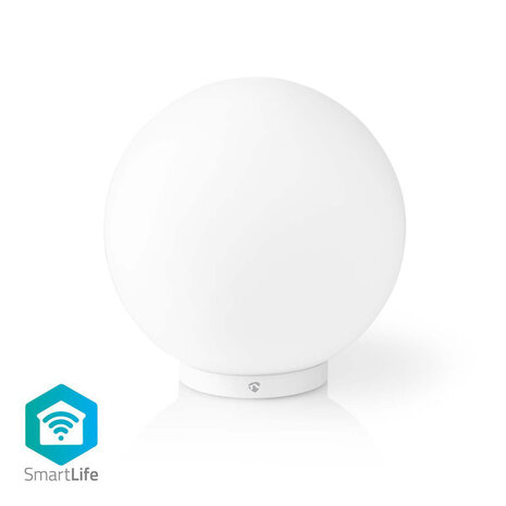 Nedis WIFILM10CWT Smartlife Stemmingslamp Wi-fi Rond Diameter: 200 Mm 360 Lm Koel Wit / Rgb / Warm Wit 2700 - 6500 K 5 W Glas