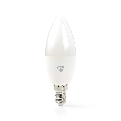 Nedis WIFILRW10E14 Smartlife Led Bulb Wi-fi E14 470 Lm 4.9 W Warm To Cool White Energieklasse: F Android™ / Ios Kaars