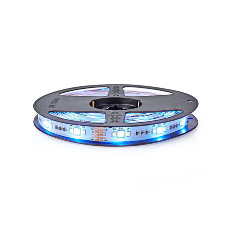 Nedis WIFILS50CRGBW Wifi Slimme Ledstrip Full Colour En Warm- Tot Koudwit 5 M