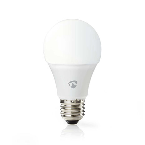 Nedis WIFILW12WTE27 Smartlife Led Bulb Wi-fi E27 800 Lm 9 W Warm Wit 2700 K Energieklasse: A+ Android™ & Ios Diameter: 60 Mm A60