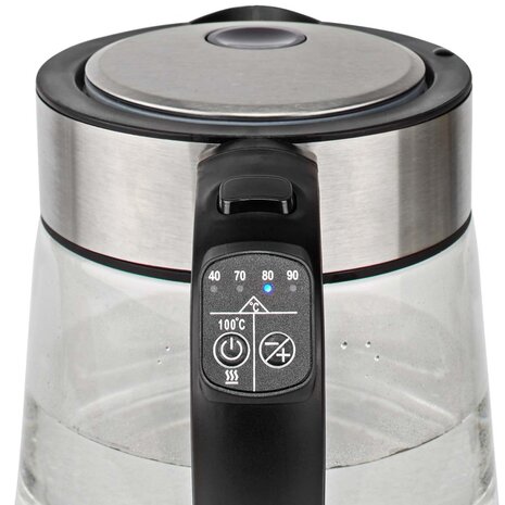 Nedis WIFIWK10CGS Smartlife Waterkoker + APP Wi-fi 1.7L 2200W