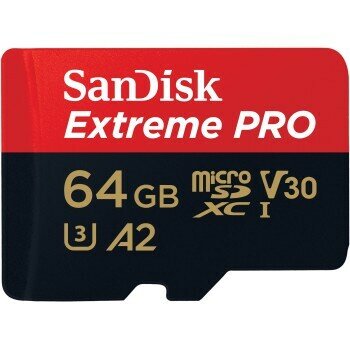 Sandisk MicroSDXC Extreme PRO 64GB 200/90 Mb/s - A2 - V30