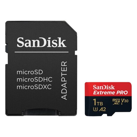 Sandisk MicroSDXC Extreme PRO 1TB 200/140 Mb/s - A2 - V30